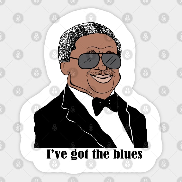 BLUES LEGEND Sticker by cartoonistguy